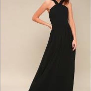 Navy Blue Prom Dress